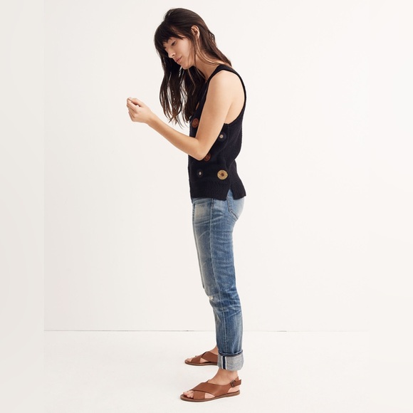 Madewell | Embroidered Floral Sweater Tank XS - Picture 2 of 7